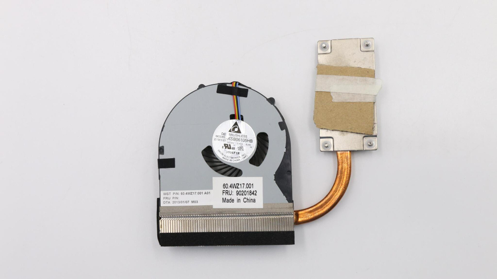 Радиатор с вентилятором для ноутбука Lenovo IdeaPad B490  (90201842), оригинал