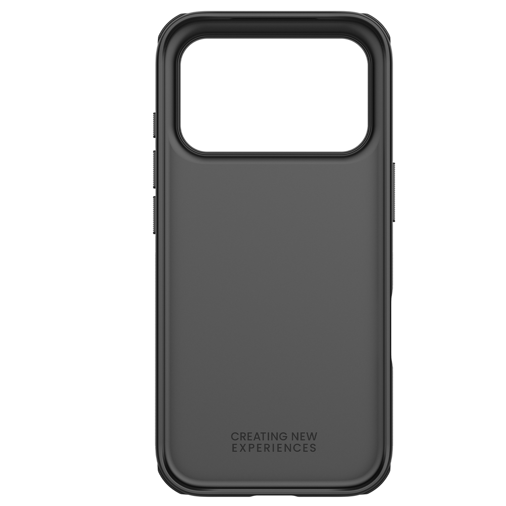 Противоударный чехол черного цвета от Nillkin для смартфона iPhone 17 Pro Max, серия Super Frosted Shield Pro