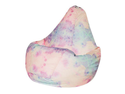 Кресло мешок груша L Абстракция велюр