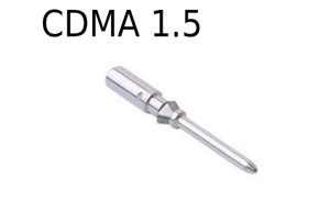 Контакт штыревой обжимной CDMA 1.5. 1.5 кв. мм.. 10А посеребрённый  I.L.M.E.