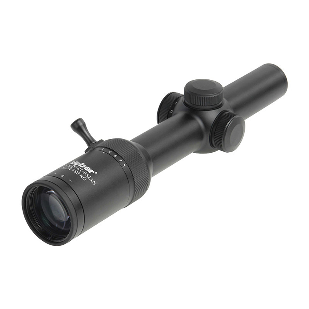 Оптический прицел Veber Black Russian 1-8x24 TSS RG ( Сетка FireDot 4 / с подсветкой )