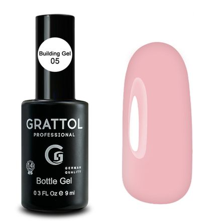 Grattol Bottle Gel - Гель во флаконе с кистью 05, 9мл