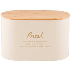 НАБОР AGNESS "АРКТИК" 2 В 1 ХЛЕБНИЦА 10 Л 34*18*20 СМ, БАНКА ДЛЯ СЫПУЧИХ 1,1 Л 11*14 СМ 3 ШТ