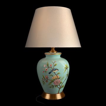 Настольная лампа 1*Е27 10379T/A голубой/бронза Bluet LOFT IT