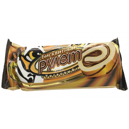 Рулет Бисквитный с какое тигровый 175 гр