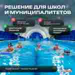 Ангар пневмокаркасный для спорта и мероприятий «Старт 2» 60х30х20  — из ПВХ, зелёный, с окнами