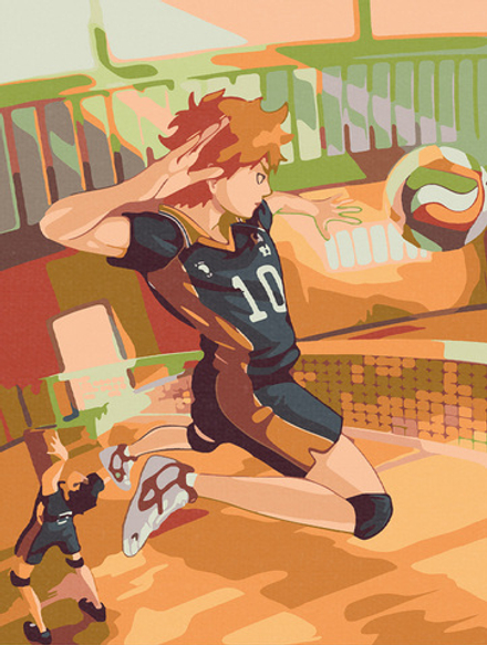 Картина по номерам Волейбол