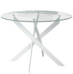 Стол DikLine R90 опоры белые