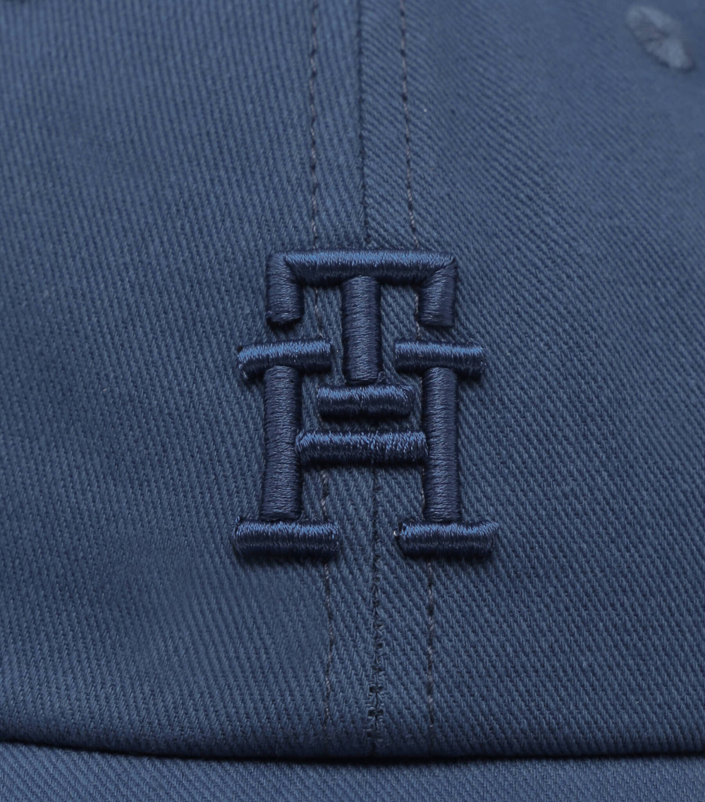 кепка th flag soft cap Tommy Hilfiger - голубой(AM0AM10860)