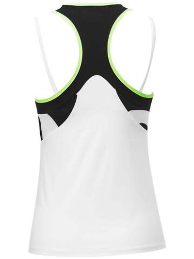 Женский топ теннисный Lotto Top Ten W III Tank PRT PL - bright white/all black