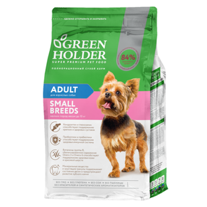 Уценка! Повр.упак. / Сухой корм Green Holder для собак мелких пород