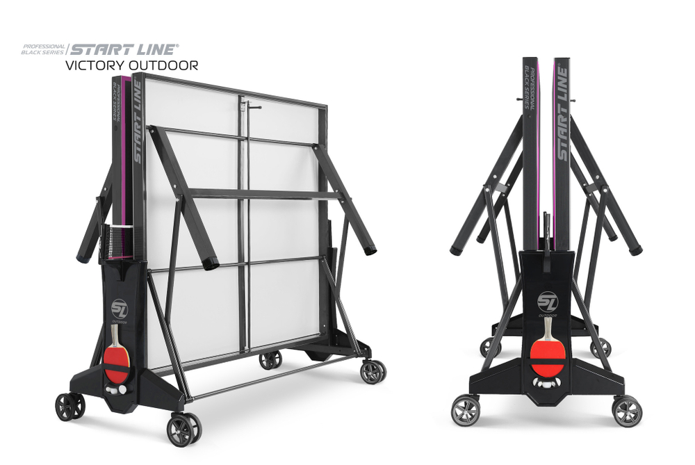 Стол теннисный VICTORY 6 Всепогодный Black