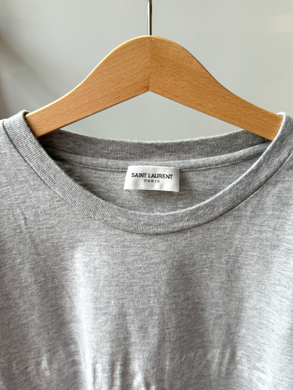 Хлопковая футболка Saint Laurent, M