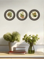 Картины на стену интерьерная на холсте 3 шт 17.5 см