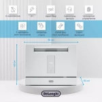 DeLonghi посудомоечная машина DDW 07T Fridere