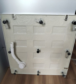 Кабина душевая Esbano (Эсбано) ESM-100CKR, с низким поддоном, 100х100х215