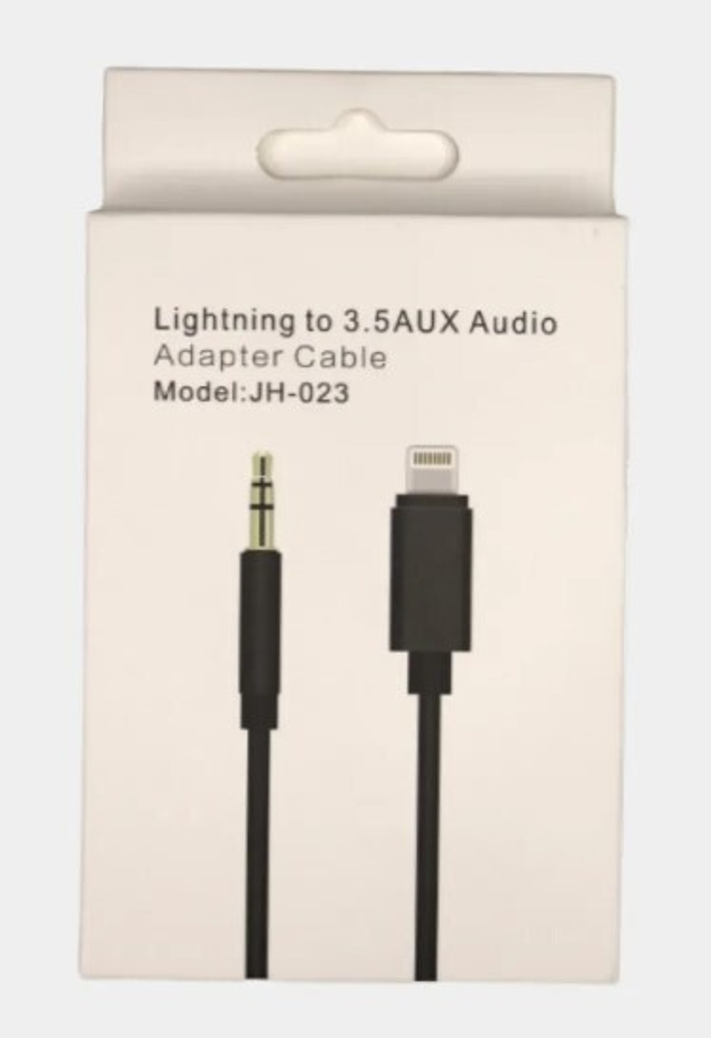Шнур AUX  3,5мм 1,0м  JH-023  AUX-LIGTNING