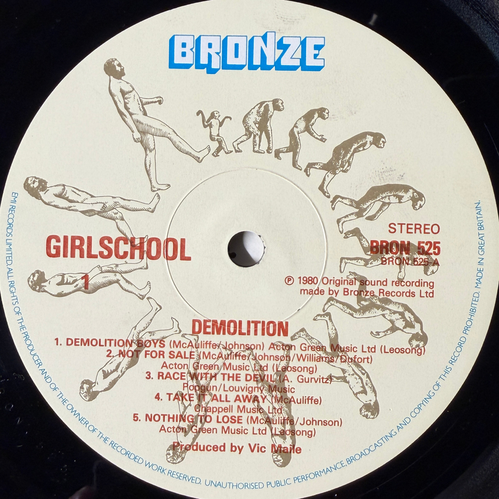 Girlschool ‎– Demolition (Англия 1980г.) Т
