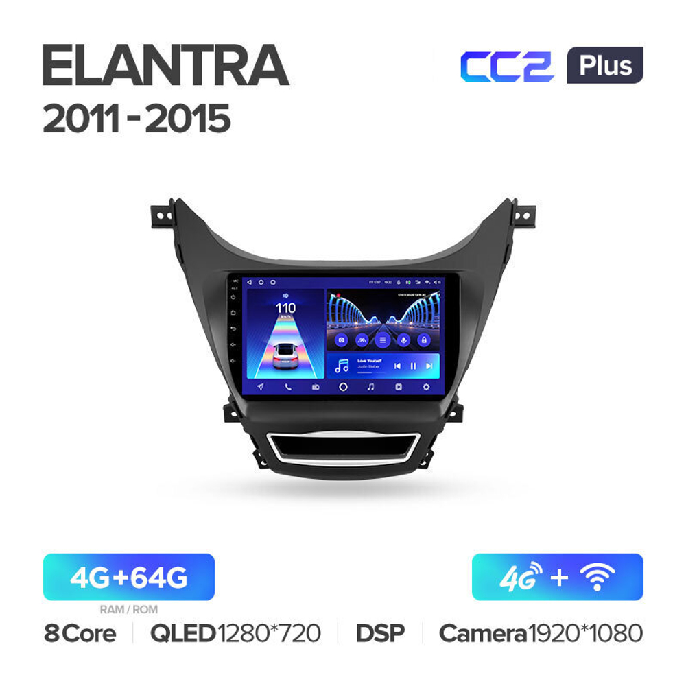 Teyes CC2 Plus 9" для Hyundai Elantra, Avante 2013-2016