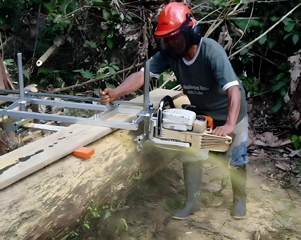 Приспособление для продольного распила бревен 90 см  арт. HF80002 FARMERTEC