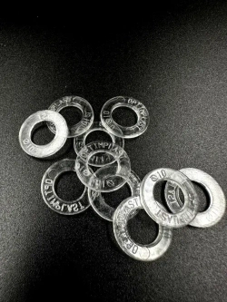 Термокольцо прозрачное для натяжного потолка диаметр 10мм 10 шт