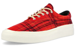 Converse Skidgrip Ox comfortable and versatile low-top canvas shoes for men and women with the same red mesh