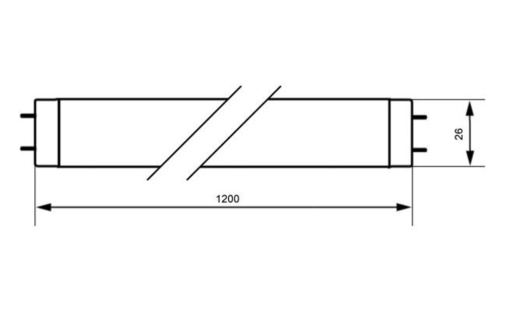 Лампа УФ люминесцентная 36W R26 G13