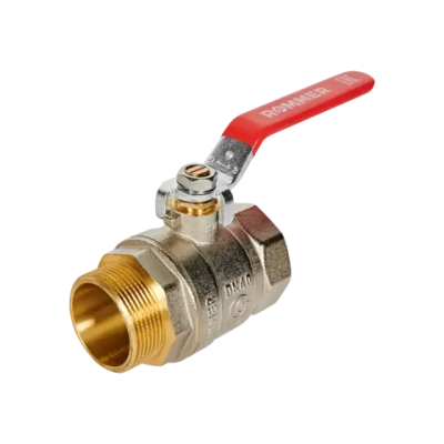 Кран шаровой полнопроходной ROMMER - 1"1/2 (ВР/НР, PN32, ручка-рычаг)