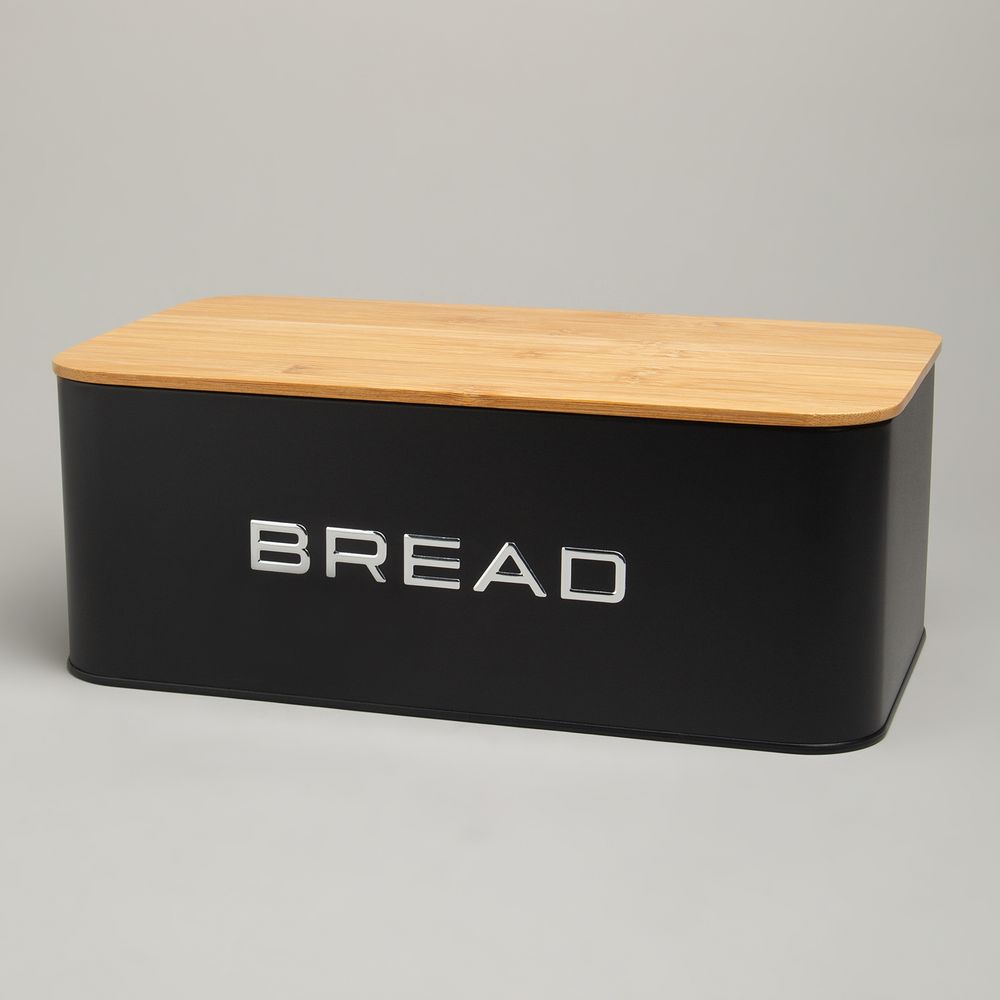 ХЛЕБНИЦА AGNESS BLACK, 33,5Х19Х12,5 СМ