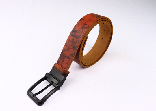 Ремень рыжий лофт