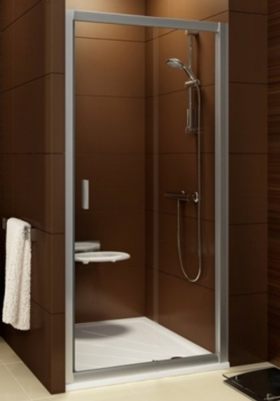 Душевая дверь Ravak Blix BLDP2 - 120 блестящий + транспарент  0PVG0C00Z1