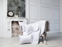 Одеяло пуховое всесезонное 155х200 German Grass Camel Familie Wool FWN-06430 Австрия-Россия фото