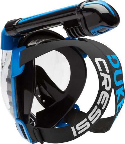 Полнолицевая маска Cressi Duke синяя/черная