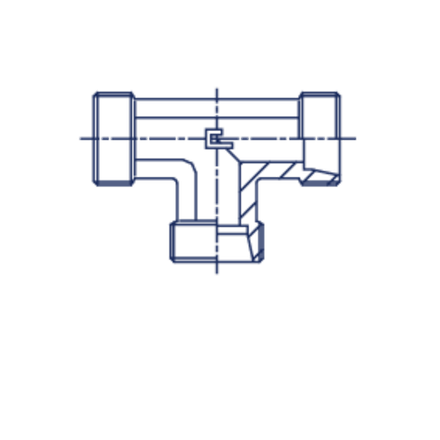 Соединение PT DL12 18х1.5 (корпус, нерж)