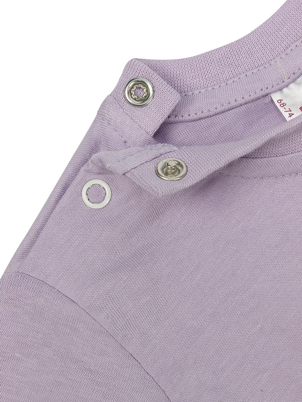 Лонгслив для девочек А.M1006K-0/1, сиреневый, р.68-74см 9601639 (Takro)