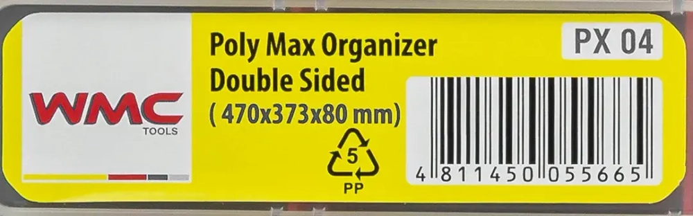 Органайзер пластмассовый 480x375x75мм WMC TOOLS WMC-PX.04
