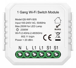 Wi-Fi реле одноканальное ST-Luce ST9000.500.01C