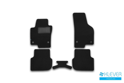 Коврики в салон Klever Premium VOLKSWAGEN Jetta 2010-2015, 2014-2018, седан, 5 шт. (текстиль) Klever.KVR03513822110KH
