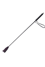 Стек из натуральной кожи Sitabella со шлепком на кончике (черный) (Цвет: черный)