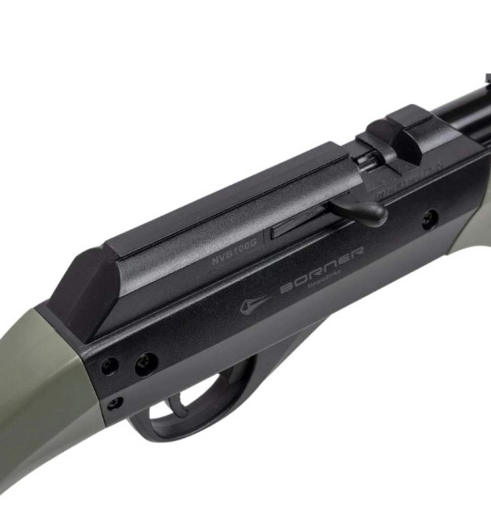 Винтовка пневматическая Borner Simple Strike Pump, Green кал. 4,5 мм (3 дж)