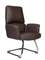 Кресло офисное Норден / Бонно CF / Bonno CF  / коричневая кожа / алюминевая база