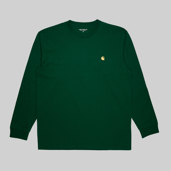 Лонгслив мужской Carhartt WIP Chase артикул:I026392_chervil - купить в магазине Дайс