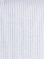 Шапка с ушками для девочки трикотажная на завязках