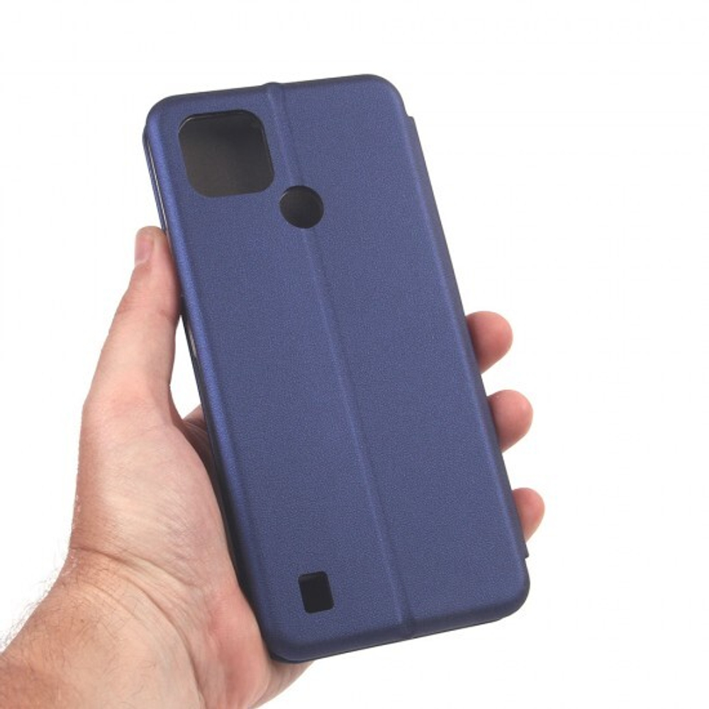 Чехол-книжка для Realme C21, 009805 Синий