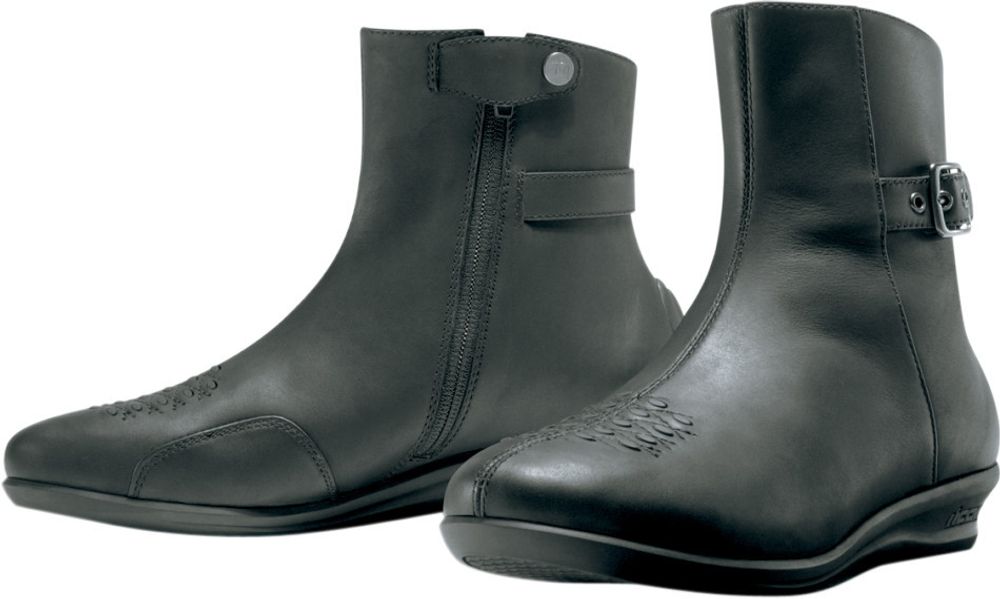 Мотоботы - ICON SACRED LOW (женские, черные)