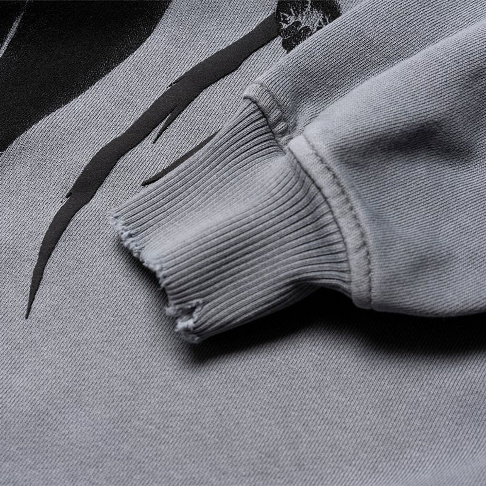 Худи Heartz «Grime» Garment-Dyed Distressed Hoodie