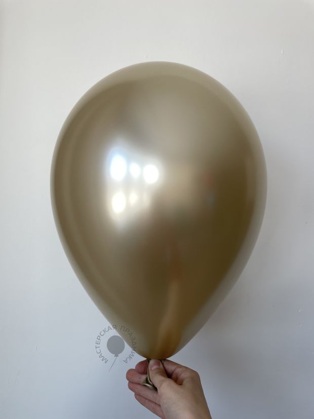 S Шар 12''/30 см Золотой Песок (870), шелк (БГ-17)