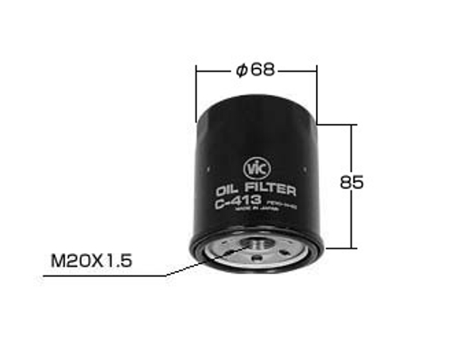 Фильтр масляный  C-413  VIC