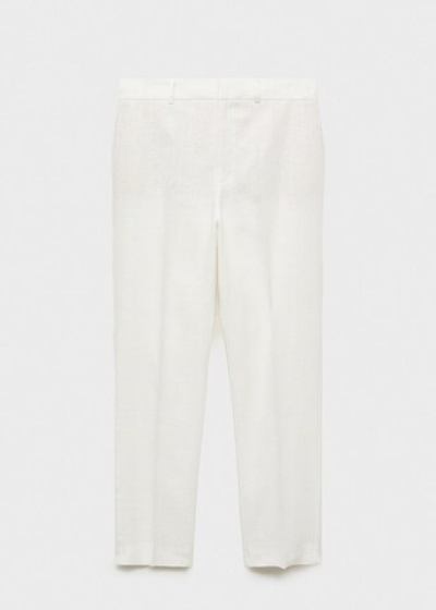 Костюмные брюки изо льна