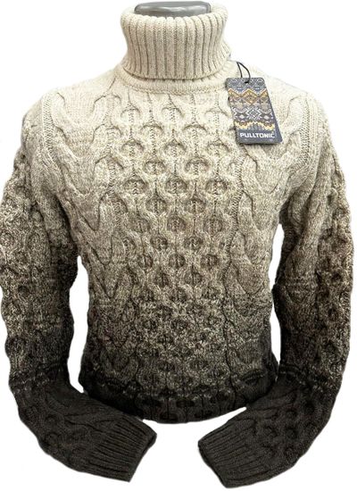 Pulltonic из шерсти и кашемира "ТРИКОЛОР". Размер 50-54